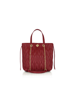 Borsa Le Pandorine Cris Mini Bordeaux