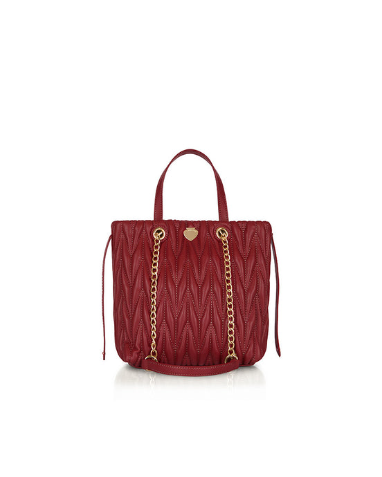 Borsa Le Pandorine Cris Mini Bordeaux