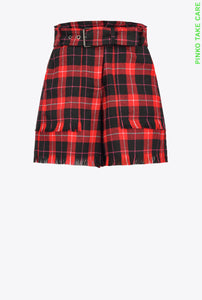 Short Pinko Main Market Nero Rosso