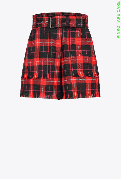 Short Pinko Main Market Nero Rosso