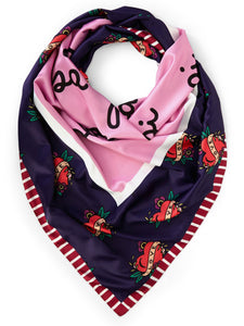 Foulard Le Pandorine Marina Viola