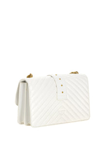 Borsa Pinko Love Classic Bianco