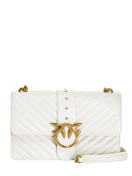 Borsa Pinko Love Classic Bianco