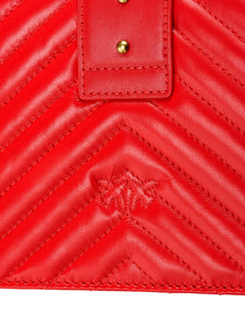 Borsa Pinko Love Mini Icon Rosso