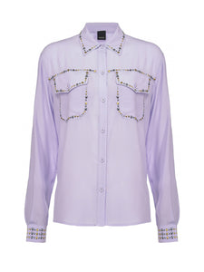 Camicia Pinko Rilassato Celeste