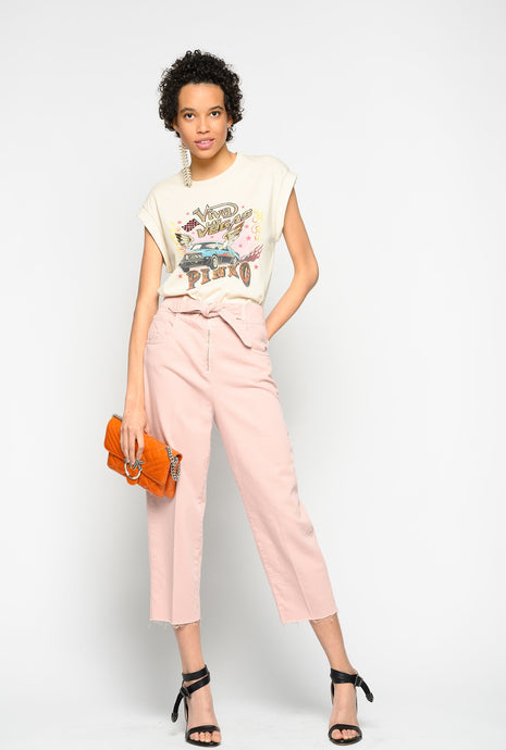 Pantaloni Pinko Morgan Rosa