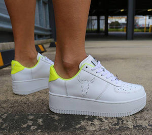 Sneakers Windsor Smith Rich Bianco Giallo